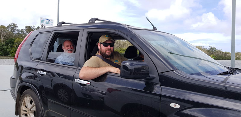 Vehicle Ferry, Noosa 2017. Dan Edwards & Bruce Hammond